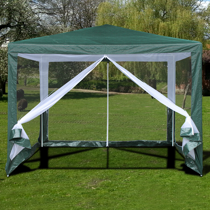 Садовый тент шатер с москитной сеткой-3x3m. - цена,  оптом шатры .