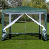 Садовый тент шатер с москитной сеткой 3x3m.