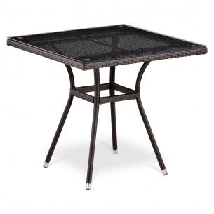 Плетёный стол из искусственного ротанга (80x80)