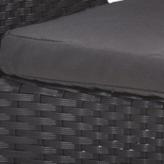 Плетеный диван из искусственного ротанга