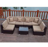 Комплект мебели из иск. ротанга YR822 Brown