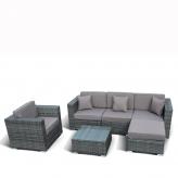 Комплект мебели из иск. ротанга YR921 Gray