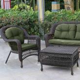 Комплект мебели из иск.ротанга LV520BG Brown/Green
